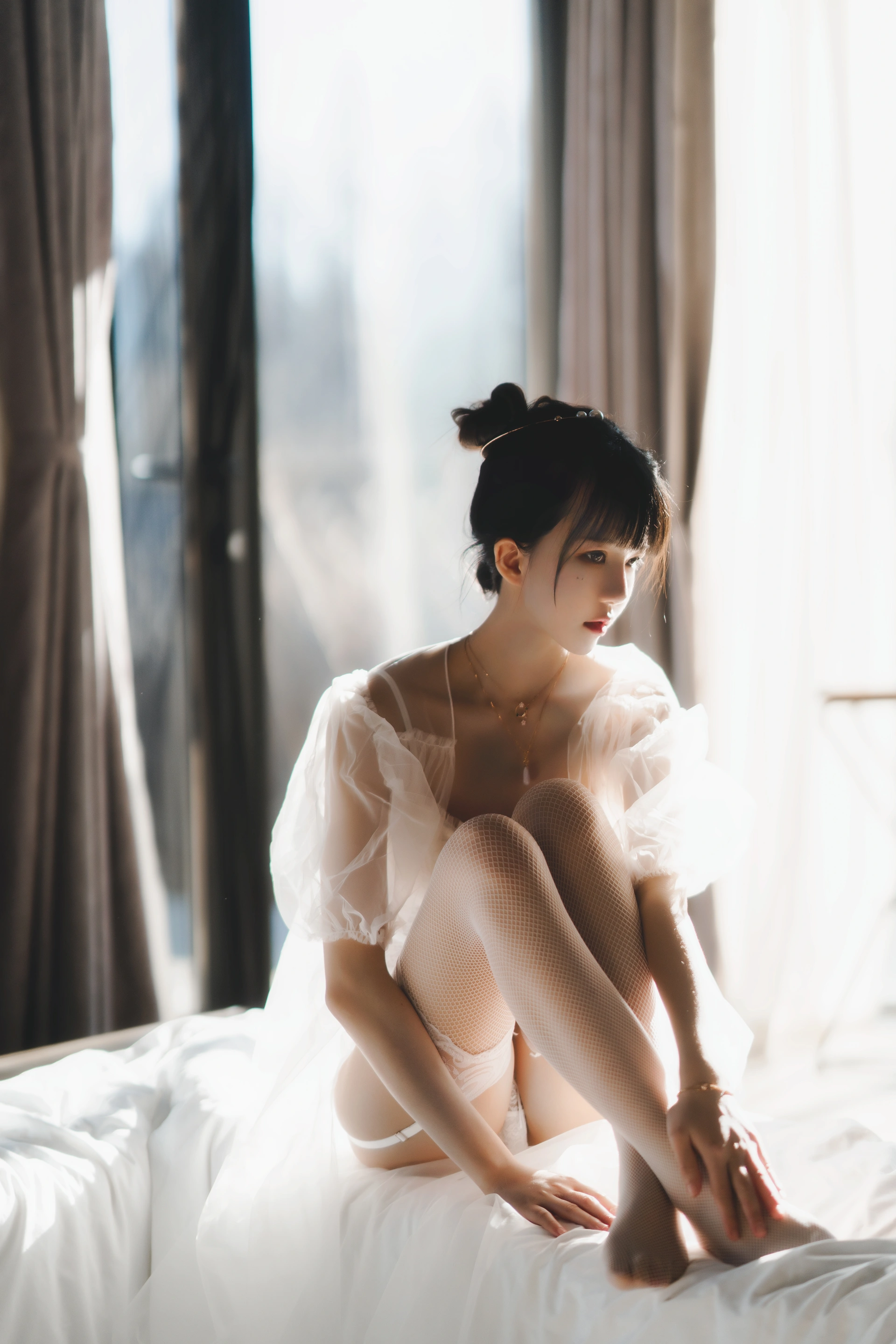 桜桃喵 - NO.094 白纱糖01 3